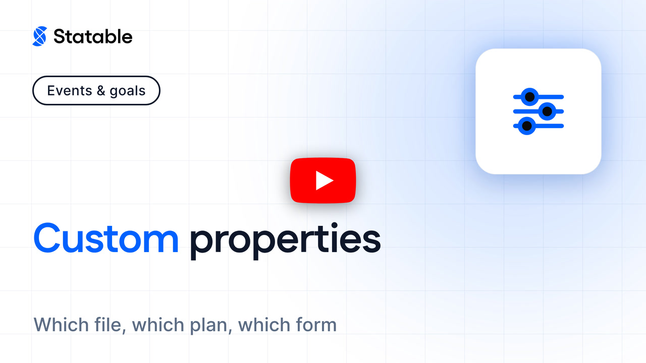 Custom properties in Statable