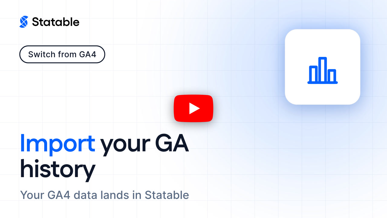 Import data from Google Analytics 4
