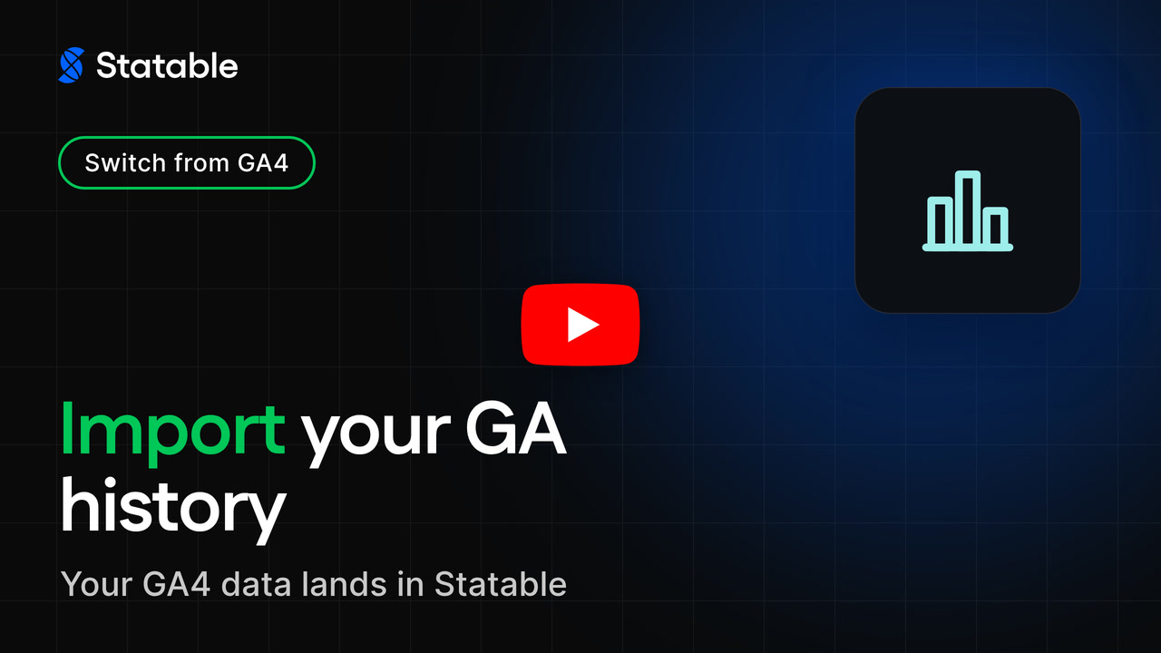 Import data from Google Analytics 4