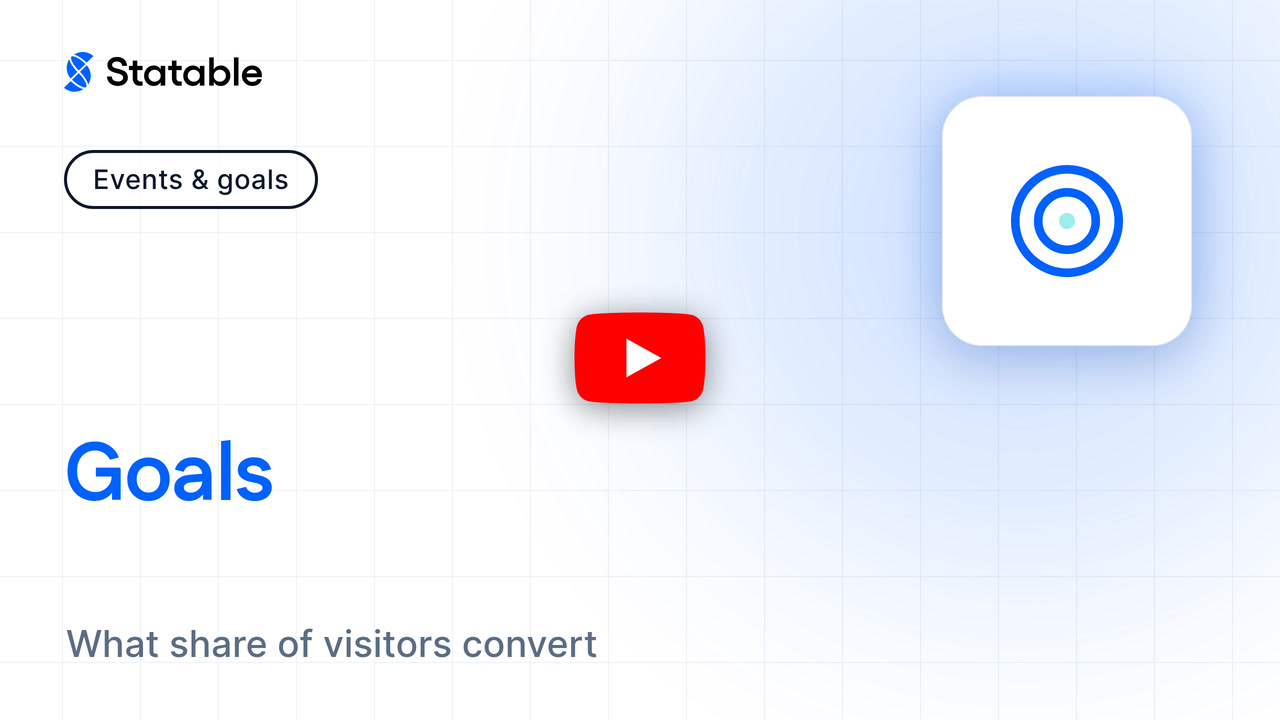 Goals and conversion tracking