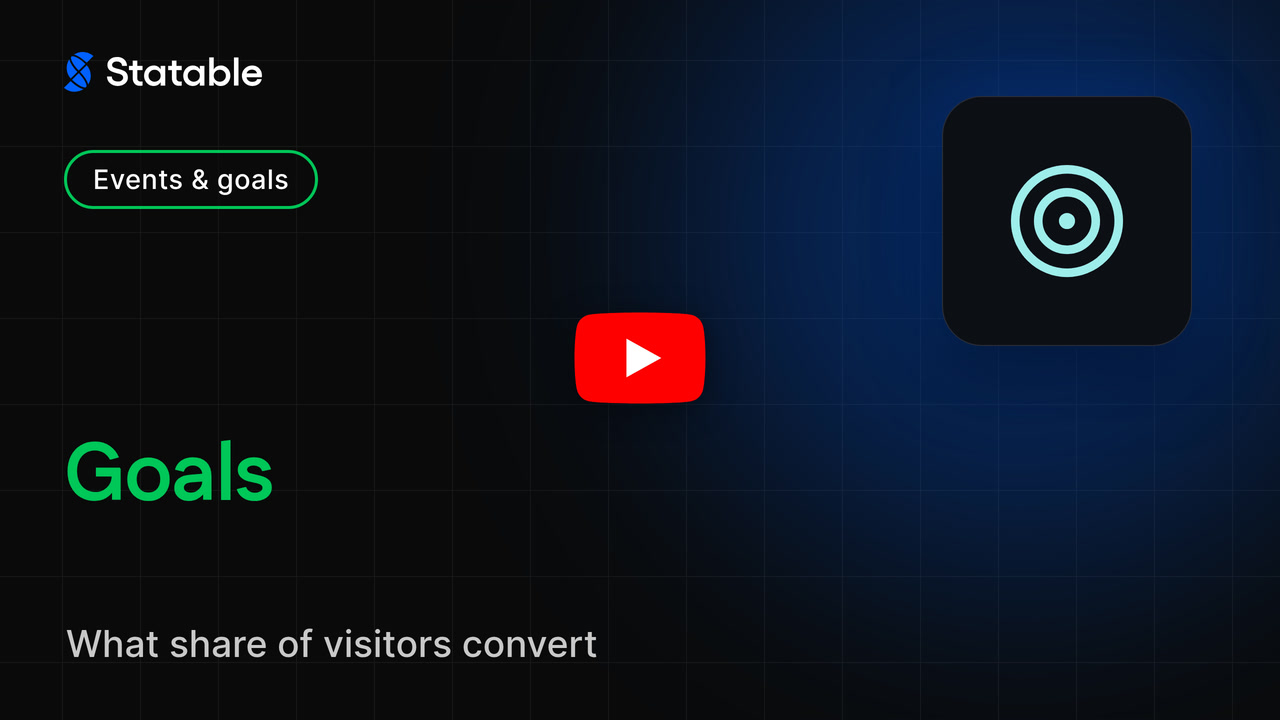 Goals and conversion tracking