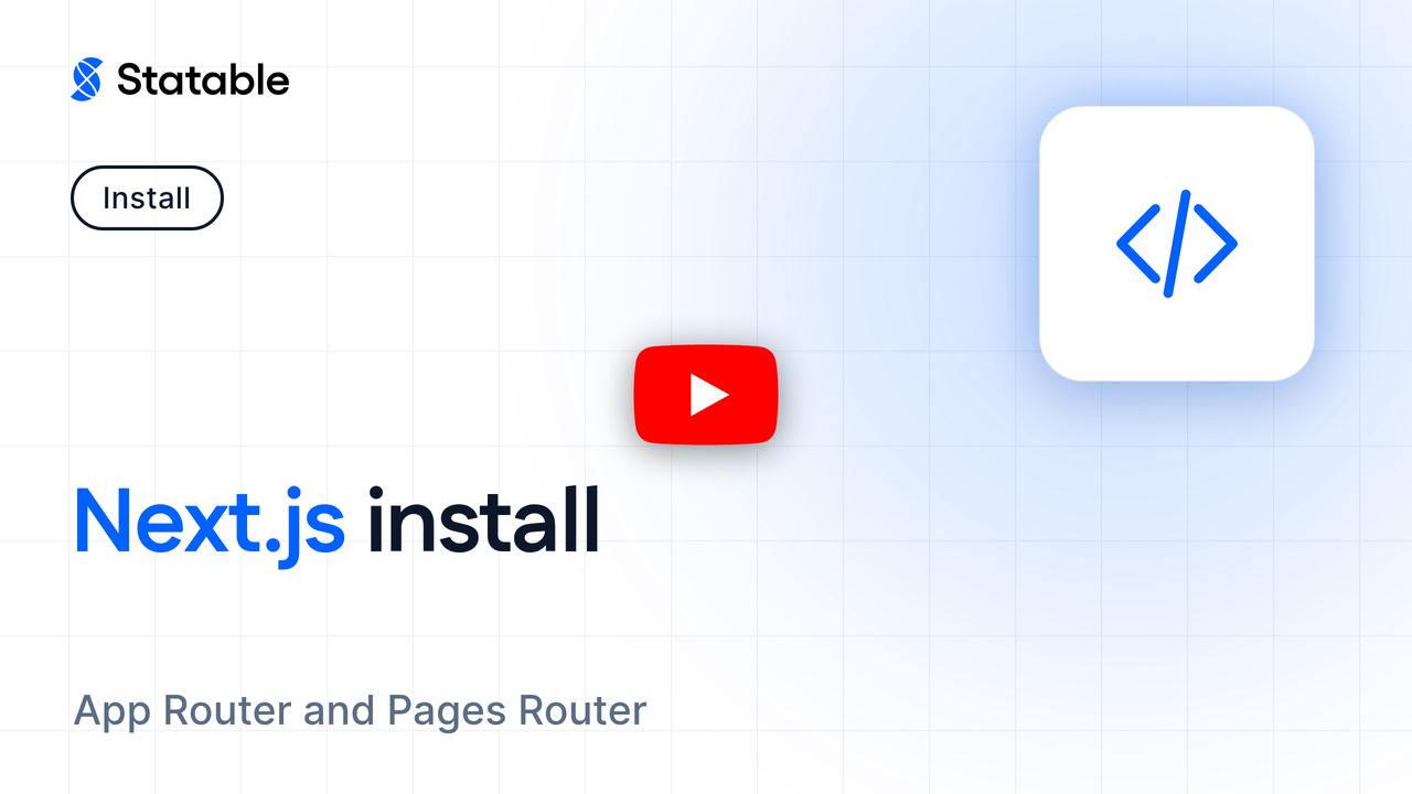 Install Statable on Next.js