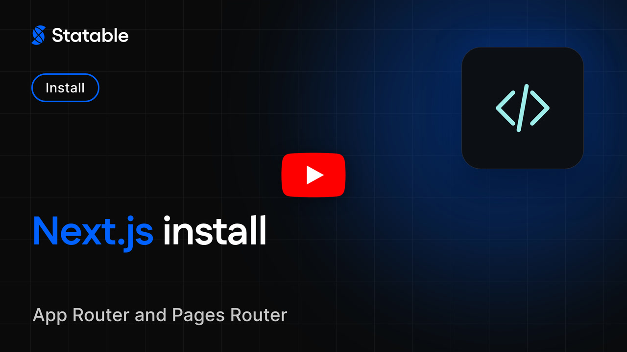 Install Statable on Next.js