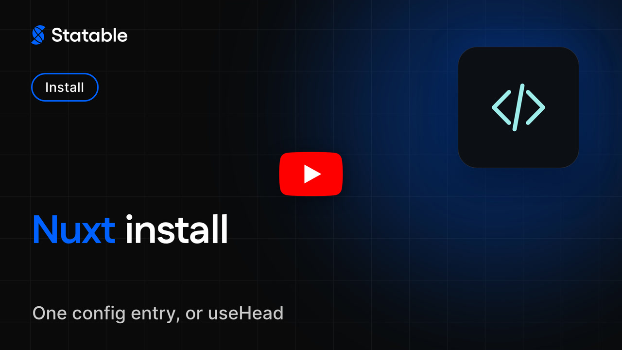 Install Statable on Nuxt
