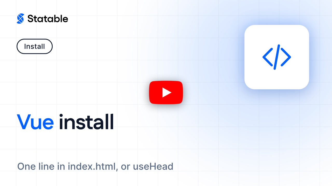 Install Statable on Vue